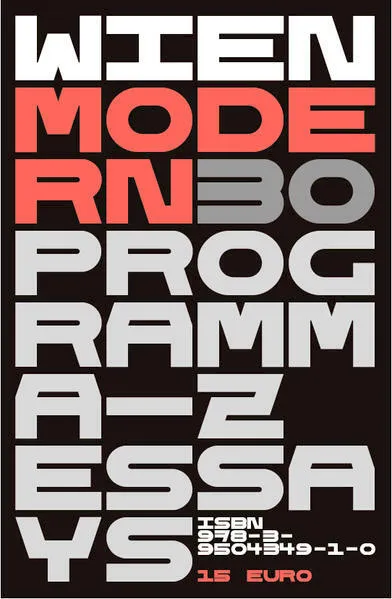 Wien Modern 30. Bilder im Kopf: Festival Almanach Wien Modern (Cofer)