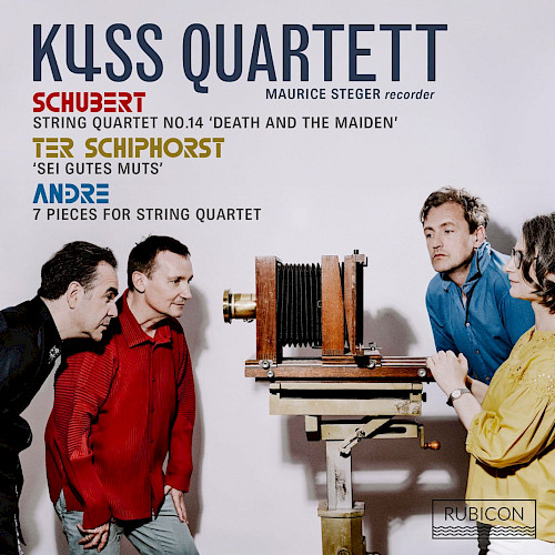 Kuss Quartett, Maurice Steger: Schubert (CD-Cover)